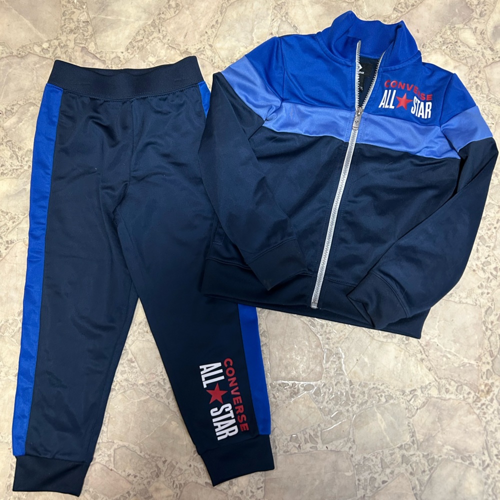 Converse All Star Navy and Blue Sleeve